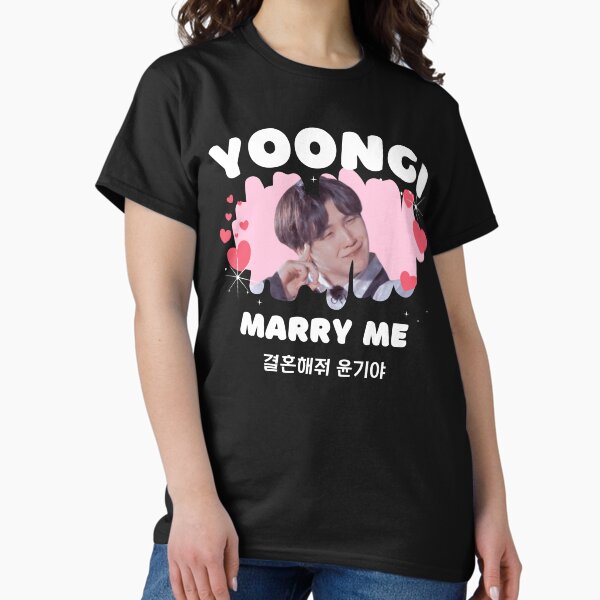 Item preview, Yoongi Marry Me BTS ARMY Min Yoongi Bias designed and sold by shiminee.