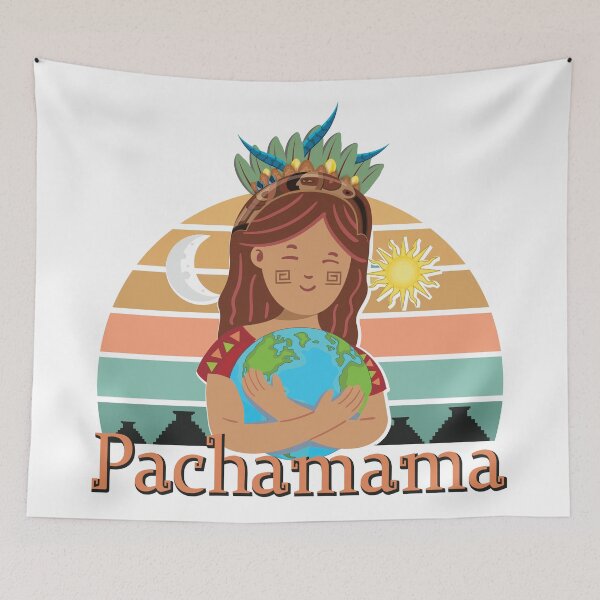 Item preview, Pachamama Earth Mother Incan God Spiritual Environmentalist designed and sold by alltheprints.