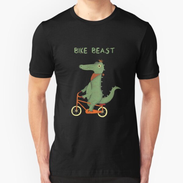Bike Beast, Watch Out! Slim Fit T-Shirt