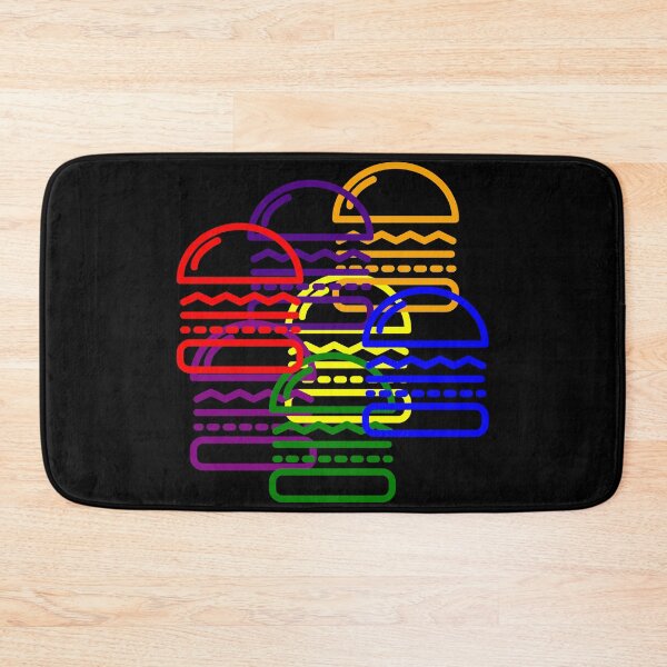 Item preview, Hamburger Colorful hamburger National hamburger day Lovely designs related to National Hamburger Day designed and sold by byskillbytalent.