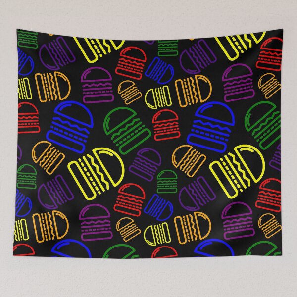 Item preview, Hamburger Colorful hamburger National hamburger day Lovely designs related to National Hamburger Day designed and sold by byskillbytalent.