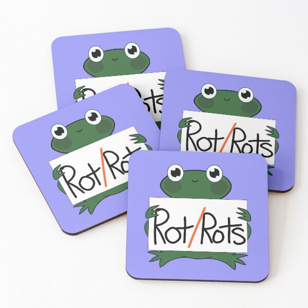 Item preview, Frog Pronoun Neopronoun Pin Rot/rots Rot Nonbinary Transgender designed and sold by Spell-the-Bee.