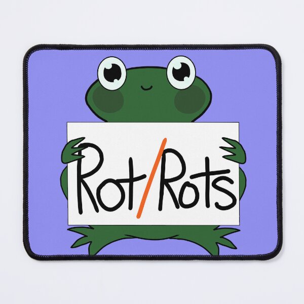 Item preview, Frog Pronoun Neopronoun Pin Rot/rots Rot Nonbinary Transgender designed and sold by Spell-the-Bee.
