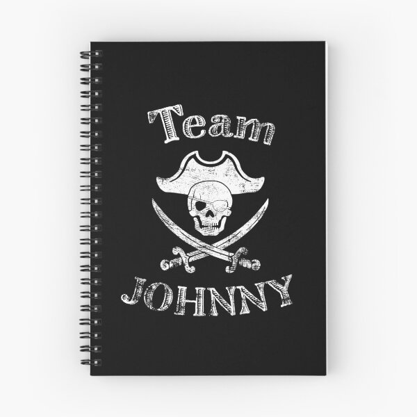 Item preview, Team Johnny Distressed Pirate Themed - white - Justice for Johnny designed and sold by Karo Art.