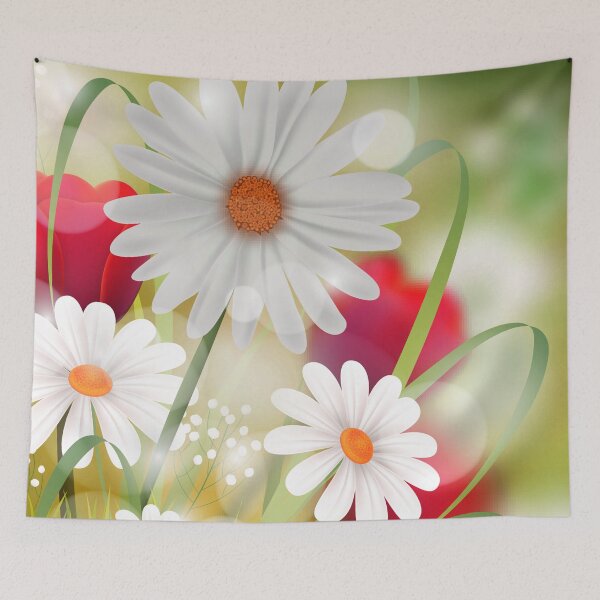 Item preview, Wedding Flowers Art  White & Red designed and sold by Tshirtstory.