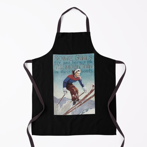 Item preview, Skiing Some Girls Are Just Born With The Mountain designed and sold by Phobicit51.