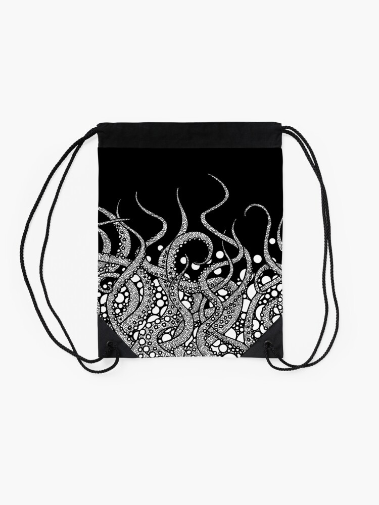 Alternate view of Tentacles Drawstring Bag