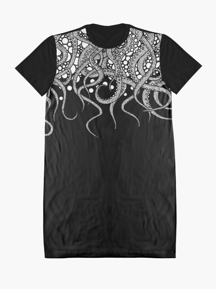 Alternate view of Tentacles (downward) Graphic T-Shirt Dress