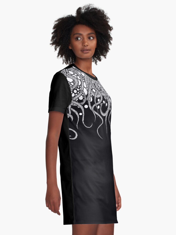 Alternate view of Tentacles (downward) Graphic T-Shirt Dress