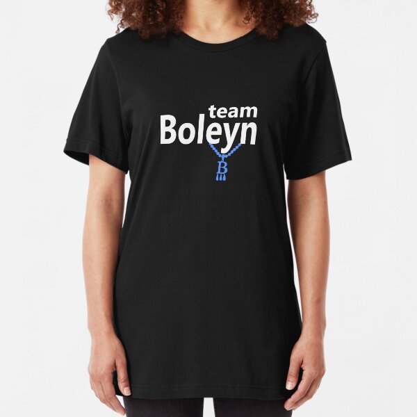 Team Boleyn on black Slim Fit T-Shirt