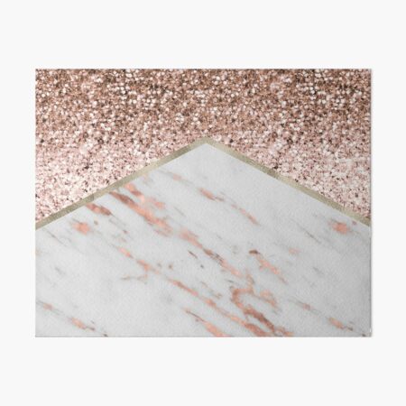 Aperçu de l'œuvre Or rose chatoyant avec marbre or rose créée et vendue par marbleco.