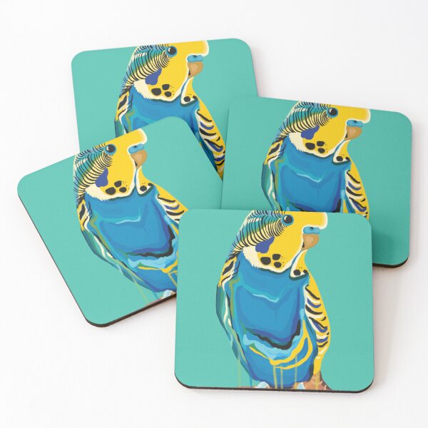 Item preview, Yellow and green budgie designed and sold by Emma Whitelaw.