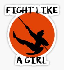 Fight like a girl Sticker