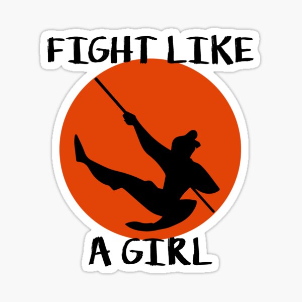 Fight like a girl Sticker