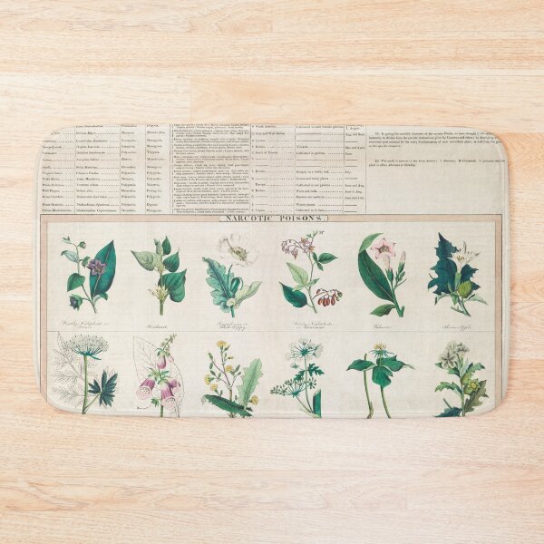 Item preview, Vintage Narcotic plants that can kill designed and sold by djhypnotixx.