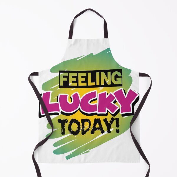 Item preview, Feeling Lucky Today Quote print designed and sold by SirErnZ.