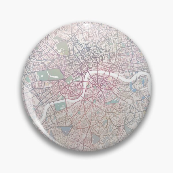 Item preview, London Map, London UK City, United Kingdom City Map designed and sold by TheRedFinch.