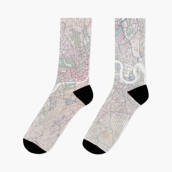 Item preview, London Map, London UK City, United Kingdom City Map designed and sold by TheRedFinch.