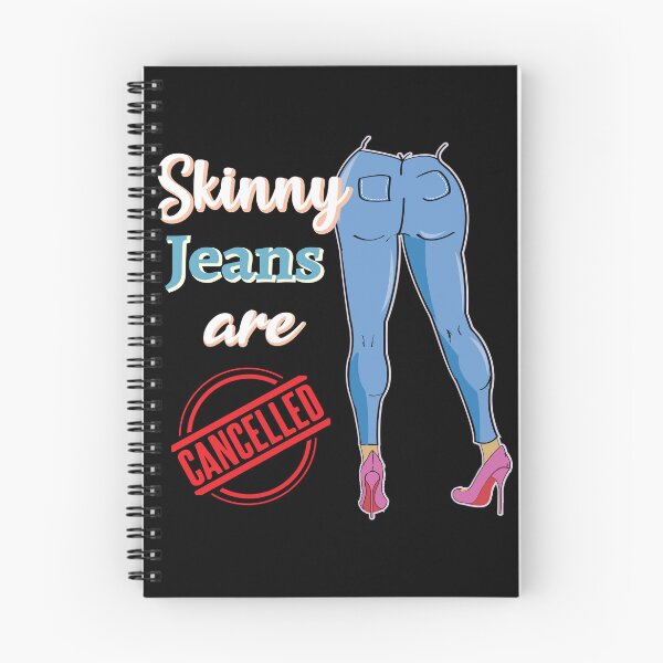 Item preview, Skinny jeans are cancelled Social Media Trend Funny Design designed and sold by alltheprints.