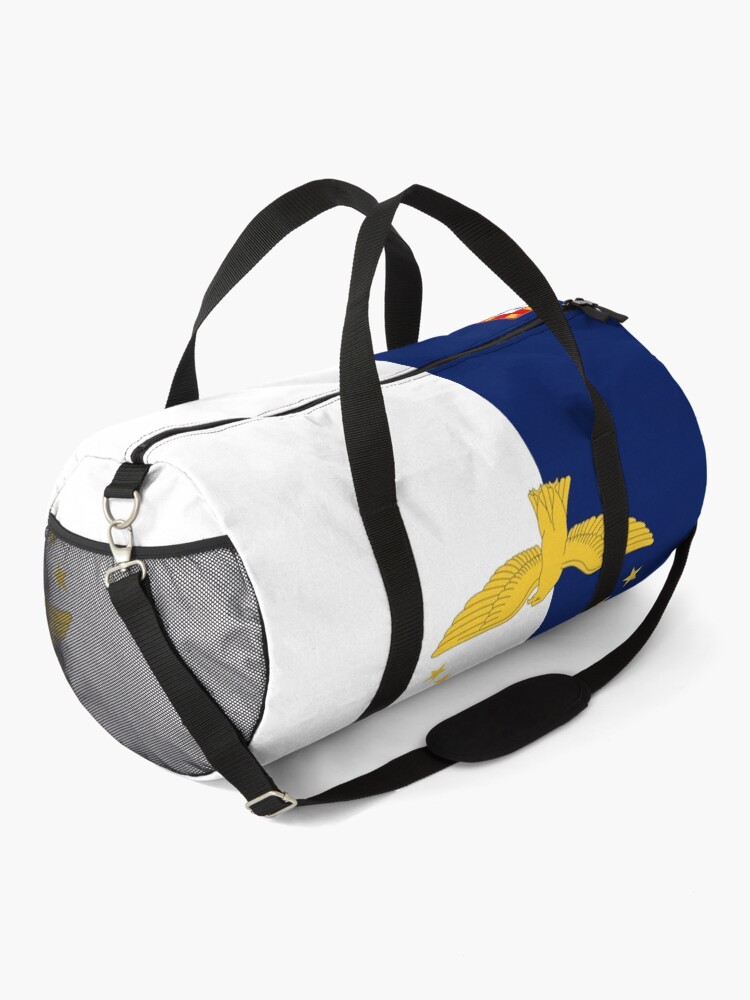 Alternate view of Flag of Azores Portugal Duffle Bag