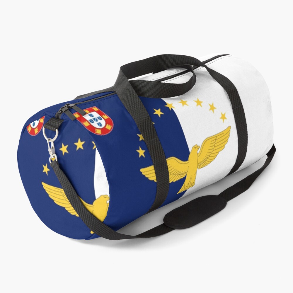 Flag of Azores Portugal Duffle Bag