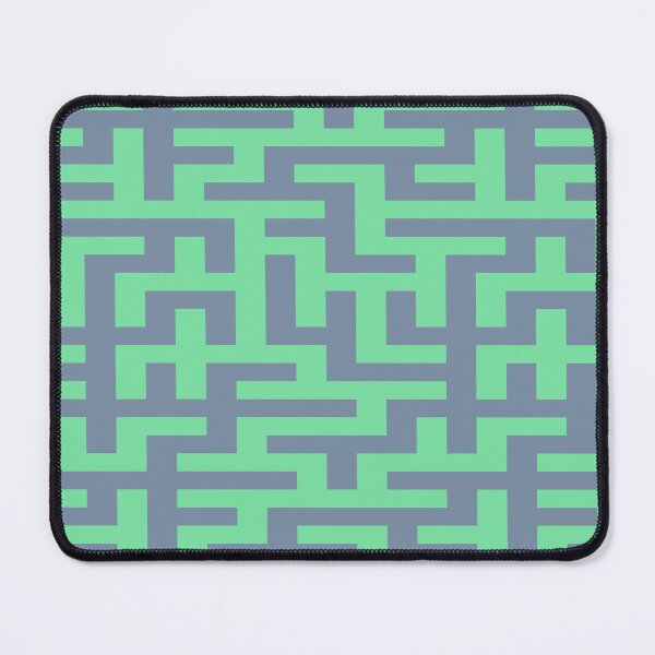Item preview, Maze in Green and Gray designed and sold by KeksWorkroom.