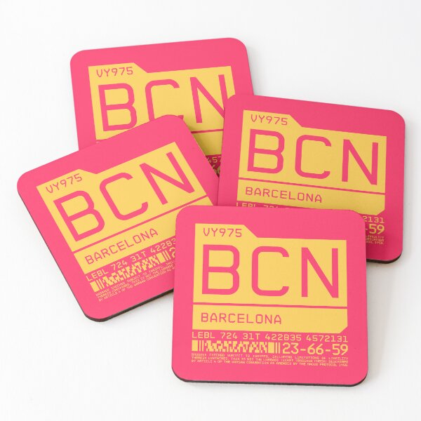 Item preview, Luggage Tag C - BCN Barcelona Spain designed and sold by VoodooCircus.