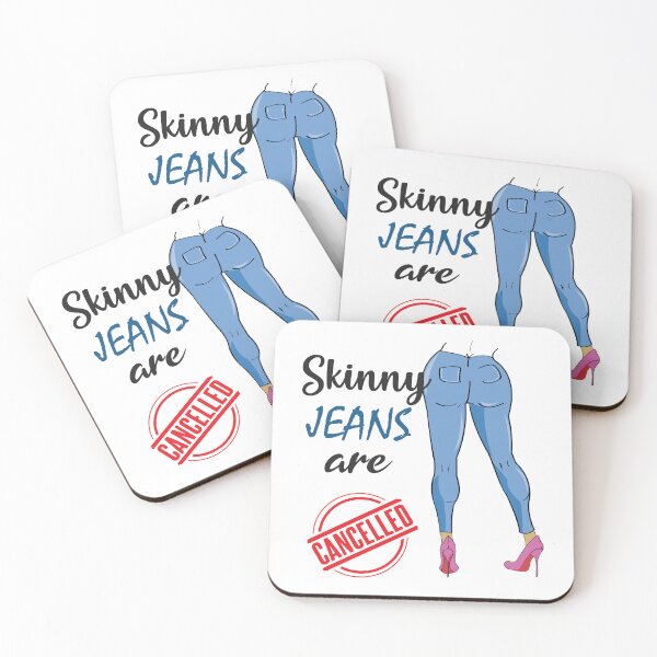 Item preview, Skinny jeans are cancelled Social Media Trend Funny Design designed and sold by alltheprints.