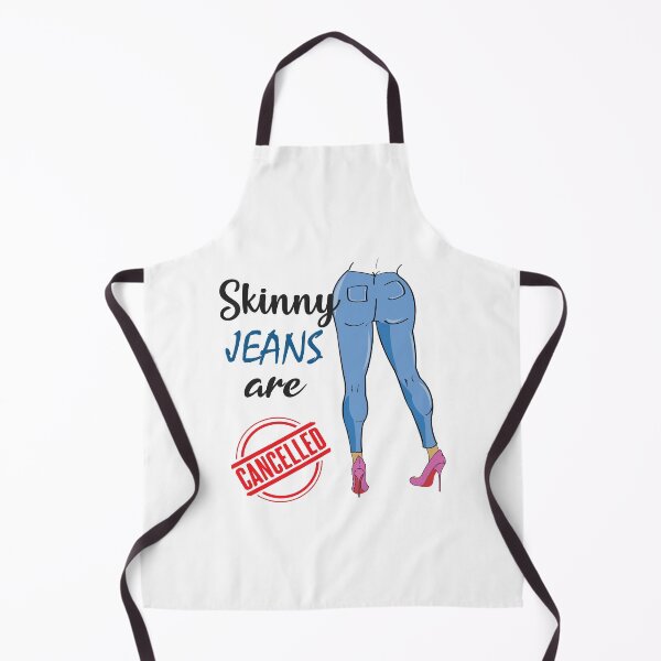Item preview, Skinny jeans are cancelled Social Media Trend Funny Design designed and sold by alltheprints.