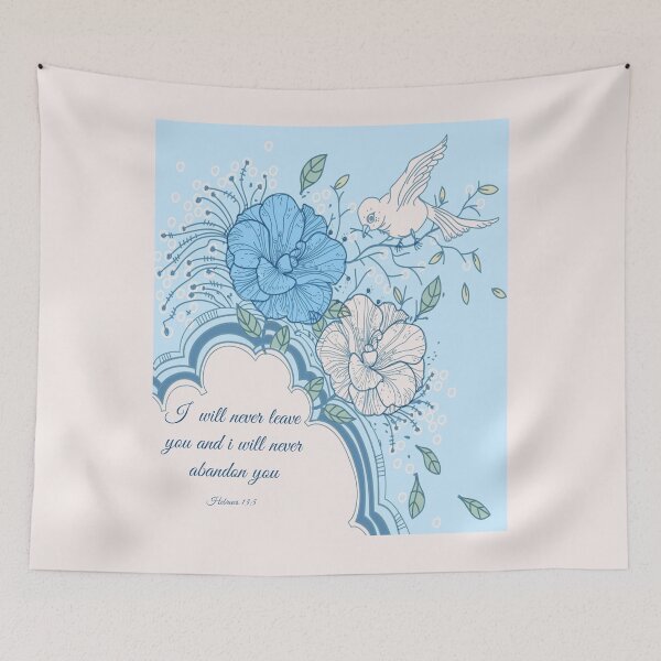 Item preview, HEBREWS 13:5 Spiral Notebook designed and sold by crafts-gift.