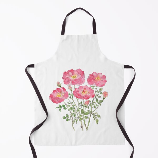 Item preview, hand painted pink rose flower watercolor designed and sold by SelenePaintings .