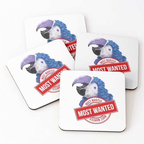Item preview, The Most Wanted Blue Parrot designed and sold by Designza1.