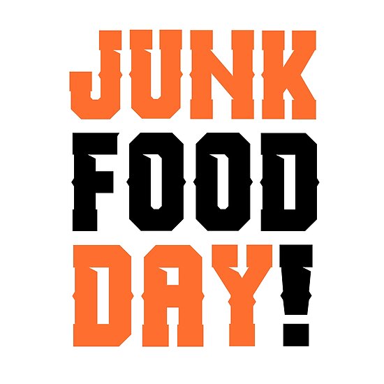 junk-food-day-random-cute-quote-tasty-kitchen-cooking-poster-by