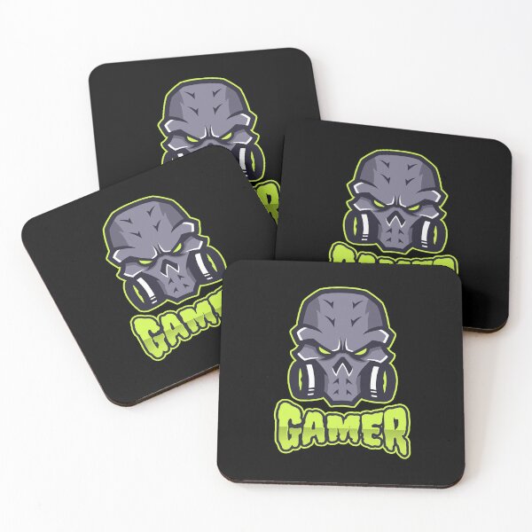 Item preview, Gamer with Horror Skull Mask designed and sold by PRIVARSHU.