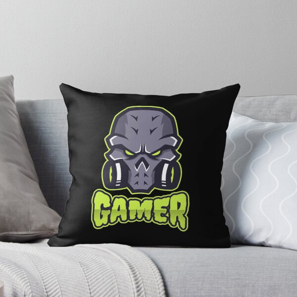 Item preview, Gamer with Horror Skull Mask designed and sold by PRIVARSHU.