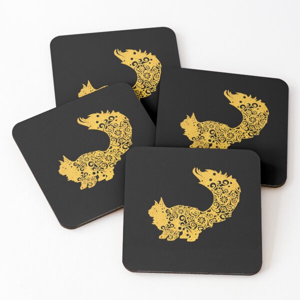 Item preview, Maine Coon Cat Papercut Mandala Art designed and sold by hign.