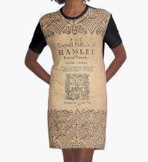 Shakespeare, Hamlet 1603 Graphic T-Shirt Dress