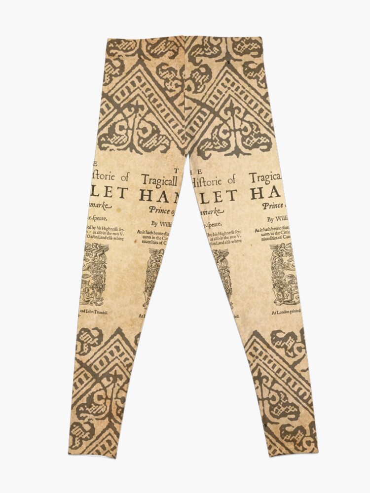 Vista alternativa de Leggings Shakespeare, Hamlet 1603