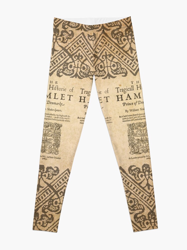 Vista alternativa de Leggings Shakespeare, Hamlet 1603