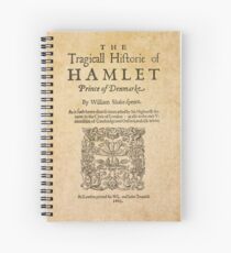 Shakespeare, Hamlet 1603 Spiralblock