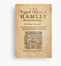 Shakespeare, Hamlet 1603 Metal Print