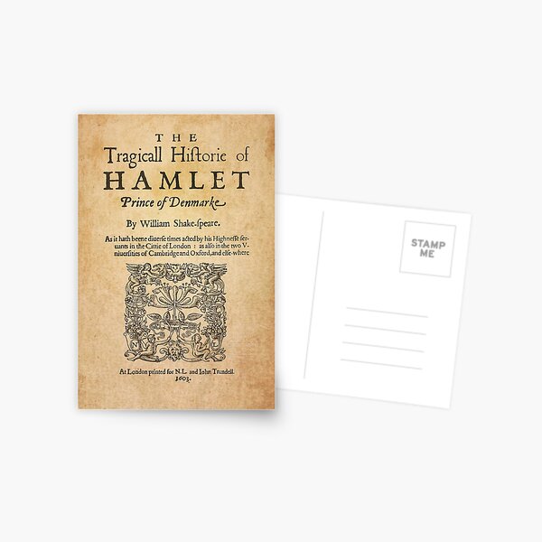 Shakespeare, Hamlet 1603 Postal