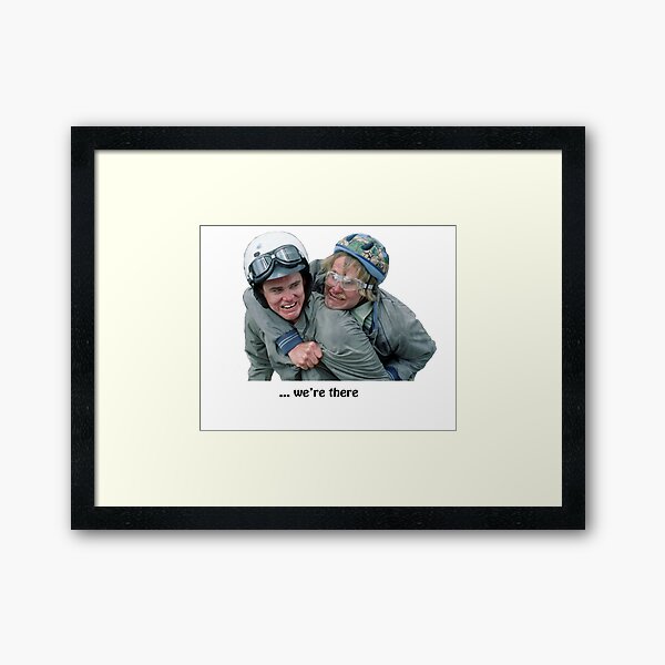 Dumb and Dumber Aspen Framed Art Print