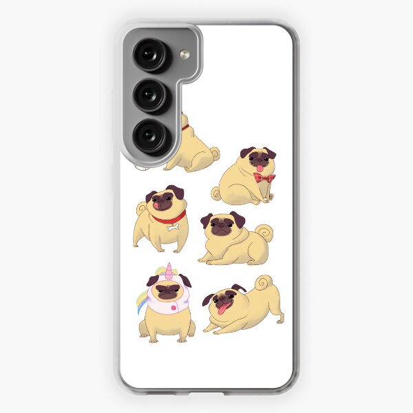 Pug Meme iPhone/Samsung Phone Case” graphic phone case by Cotton Wander.