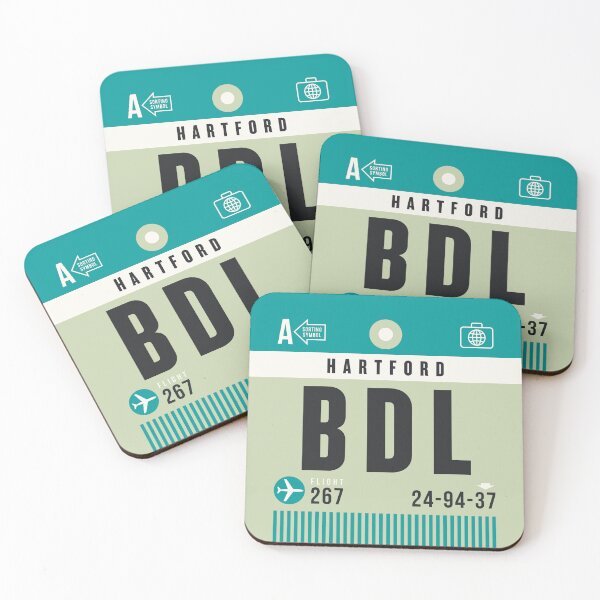 Item preview, Luggage Tag A - BDL Hartford Connecticut USA designed and sold by VoodooCircus.