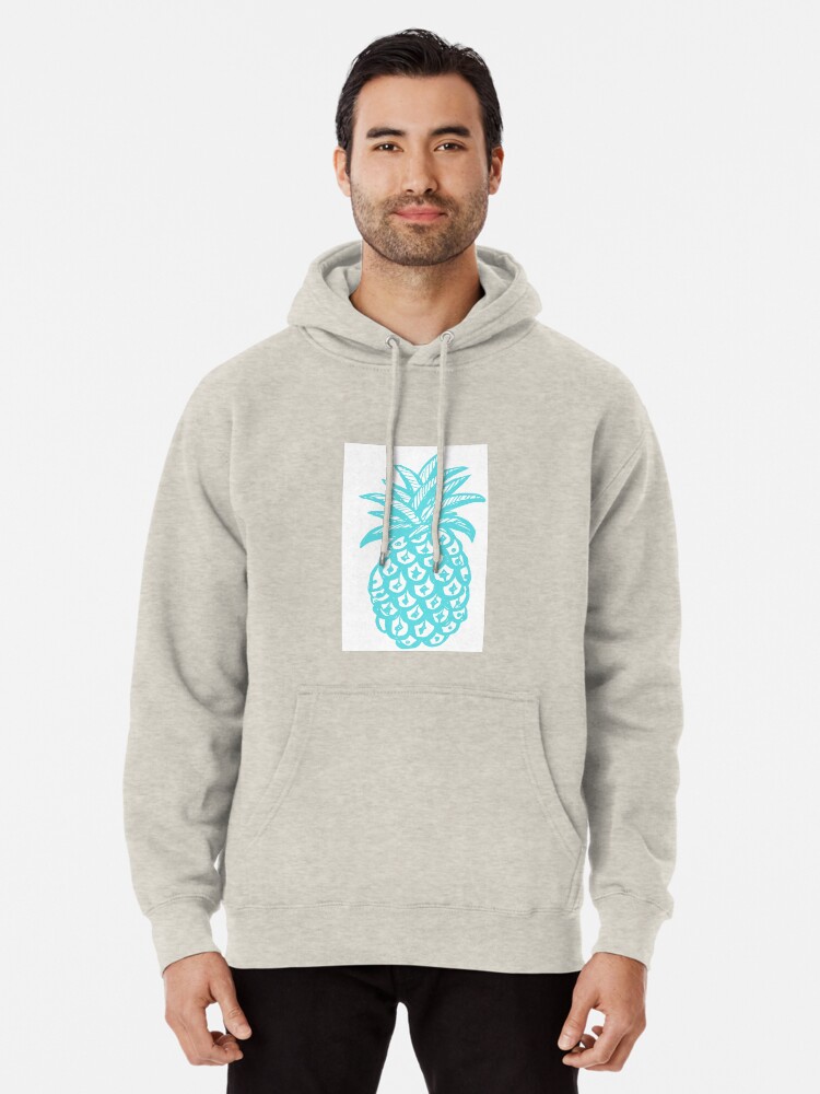turquoise pullover hoodie