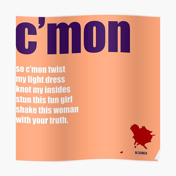 c'mon Poster