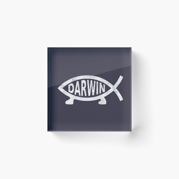 Item preview, Darwin Fish [Worn Vintage Look] designed and sold by politicalamity.
