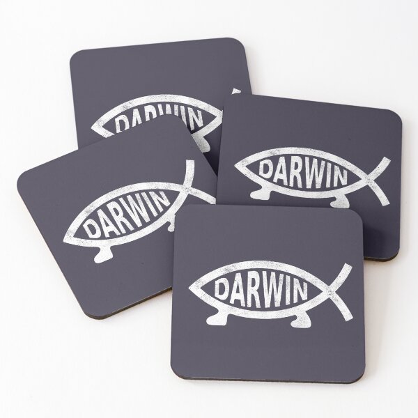Item preview, Darwin Fish [Worn Vintage Look] designed and sold by politicalamity.