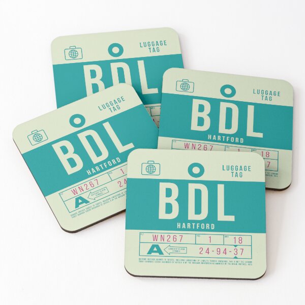 Item preview, Luggage Tag B - BDL Hartford Connecticut USA designed and sold by VoodooCircus.